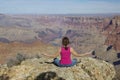 Grand Canyon Meditation Royalty Free Stock Photo