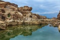 Grand canyon in Mekong River, ubonratchathani, thailand