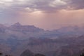 Grand Canyon Monsoon Storm Royalty Free Stock Photo