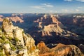 Grand Canyon mountains at sunrise Royalty Free Stock Photo