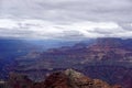 Grand Canyon National Park, Arizona: The Grand Canyon under a low cloud cover