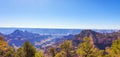 South Rim trail hiking area in grand canyon village, Arizona Royalty Free Stock Photo