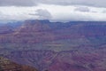 Grand Canyon National Park, Arizona: The Grand Canyon under a low cloud cover