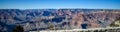 Panoramic View of the Grand Canyon as Seen from the South Rim on a Bright, Clear Autumn Afternoon Royalty Free Stock Photo