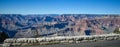 Panoramic View of the Grand Canyon as Seen from the South Rim on a Bright, Clear Autumn Afternoon Royalty Free Stock Photo