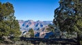 Panoramic View of the Grand Canyon as Seen from the South Rim on a Bright, Clear Autumn Afternoon Royalty Free Stock Photo