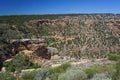 Grand Canyon National Park, Arizona, USA: View of switchback trails from the western end of the Rim Trail Royalty Free Stock Photo