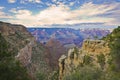 The Grand Canyon in Grand Canyon National Park carved by the Colorado River in Arizona, United States Royalty Free Stock Photo