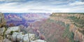 The Grand Canyon in Grand Canyon National Park carved by the Colorado River in Arizona, United States Royalty Free Stock Photo