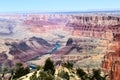 Grand canyon national park with Colorado river Royalty Free Stock Photo