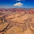 Grand canyon national park landscape view Royalty Free Stock Photo