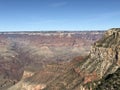 Powerful layered bands of red rock Royalty Free Stock Photo