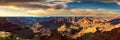 Grand Canyon National Park at sunset Royalty Free Stock Photo