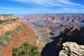 Grand Canyon National Park with Yaki Point in Morning Light, Southwest Desert, Arizona Royalty Free Stock Photo