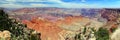 Landscape Panorama of Grand Canyon from Navajo Point, Grand Canyon National Park, Arizona Royalty Free Stock Photo