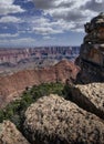 Grand Canyon North Rim Remote Hiking Trail Royalty Free Stock Photo