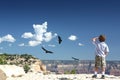 Grand Canyon overlook Royalty Free Stock Photo