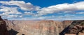 Grand canyon panorama in sunny day Royalty Free Stock Photo