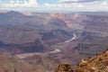 Grand Canyon - Panoramic aerial view seen from Desert View Point at South Rim of Grand Canyon National Park, Arizona, USA Royalty Free Stock Photo