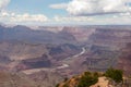 Grand Canyon - Panoramic aerial view seen from Desert View Point at South Rim of Grand Canyon National Park, Arizona, USA Royalty Free Stock Photo