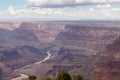 Grand Canyon - Panoramic aerial view seen from Desert View Point at South Rim of Grand Canyon National Park, Arizona, USA Royalty Free Stock Photo