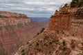 Grand Canyon - Panoramic aerial view from South Kaibab hiking trail at South Rim of Grand Canyon National Park, Arizona, USA Royalty Free Stock Photo