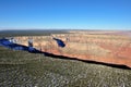 Grand Canyon plateau aerial