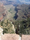 Grand Canyon Plateau Point View Royalty Free Stock Photo