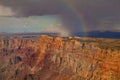 Grand canyon rain Royalty Free Stock Photo