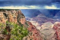 Grand Canyon Rain Royalty Free Stock Photo