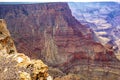 Grand Canyon With Rock Formation Closeup Detail Royalty Free Stock Photo