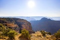 Grand Canyon Rock Formations Silouhettes