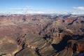 Grand Canyon with snow in winter Royalty Free Stock Photo