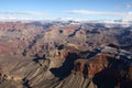 Grand Canyon with snow in winter Royalty Free Stock Photo