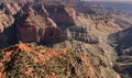 Grand Canyon Sout Rim (aerial view from helicopter) Royalty Free Stock Photo