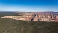 Grand Canyon Sout Rim (aerial view from helicopter) Royalty Free Stock Photo