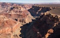 Grand Canyon Sout Rim (aerial view from helicopter) Royalty Free Stock Photo