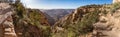 Grand Canyon South Rim Panorama Royalty Free Stock Photo