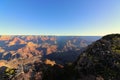 Grand Canyon SouthRim after Beautiful Sunrise in Arizona, USA Royalty Free Stock Photo