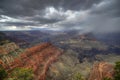 Grand Canyon Storm Royalty Free Stock Photo