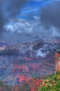 Grand Canyon Storm Royalty Free Stock Photo
