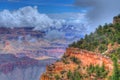 Grand Canyon Storm Royalty Free Stock Photo