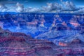 Grand Canyon Storm Royalty Free Stock Photo