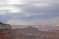 Grand Canyon Storm Royalty Free Stock Photo