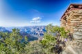 Grand Canyon sunny day with blue sky Royalty Free Stock Photo