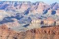 Grand Canyon sunny day with blue sky Royalty Free Stock Photo