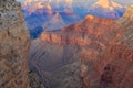 Grand Canyon Sunrise from Hermest Trail Point Royalty Free Stock Photo