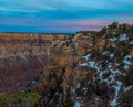 Grand Canyon Sunrise from Hermest Trail Point Royalty Free Stock Photo