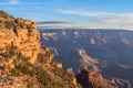 Grand Canyon Sunrise from Hermest Trail Point Royalty Free Stock Photo