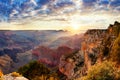 Grand Canyon sunrise Royalty Free Stock Photo